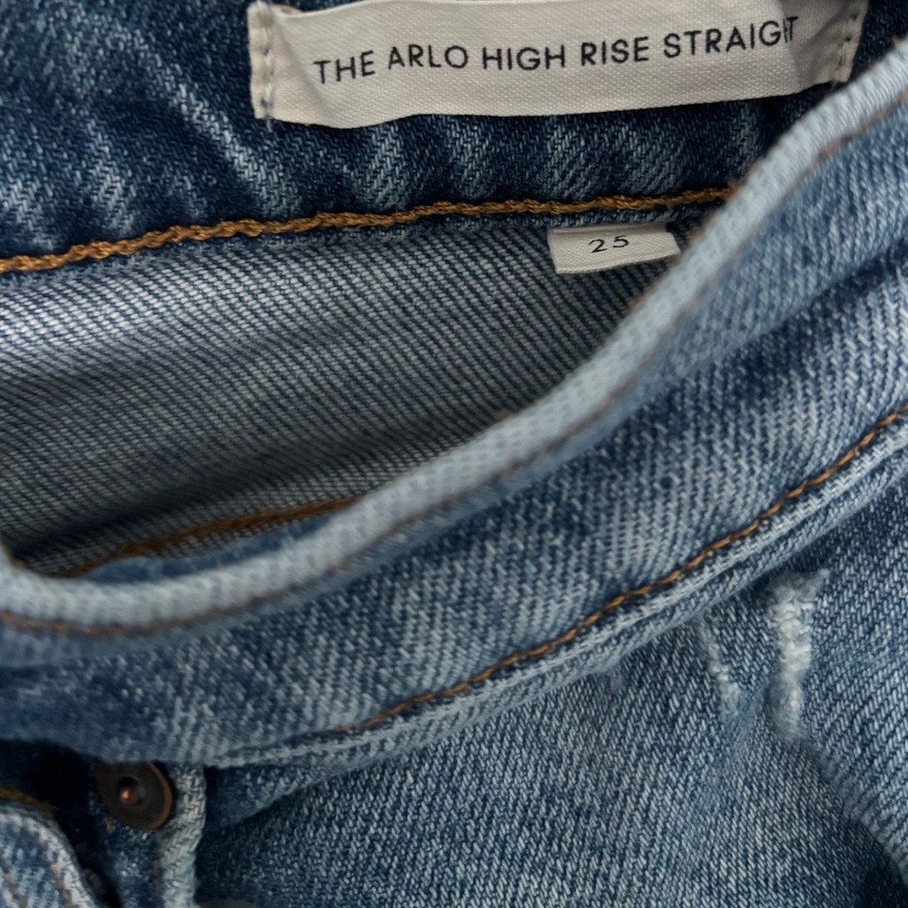 Denim Forum The Arlo High Rise Straight Size 25 - Picture 8 of 9